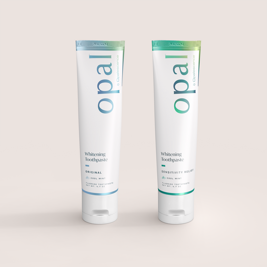 Opal Original Whitening Toothpaste and Opal Sensitivity Relief Whitening Toothpaste